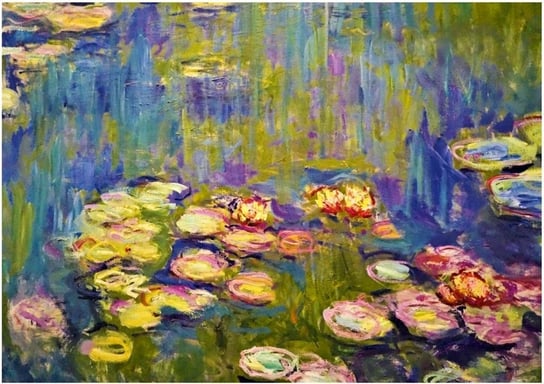 Bluebird, puzzle, Nenufary, Claude Monet, 1000 el. Bluebird