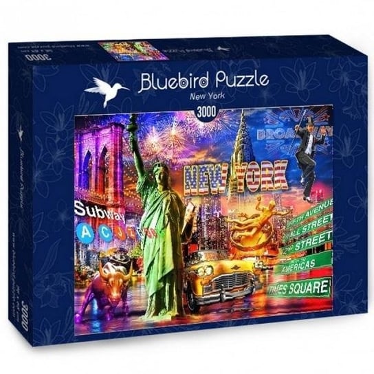 Bluebird, puzzle, Nowy Jork, 3000 el. Bluebird