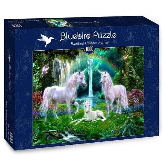 Bluebird, puzzle, Rodzina Jednorożców, 1000 el. Bluebird