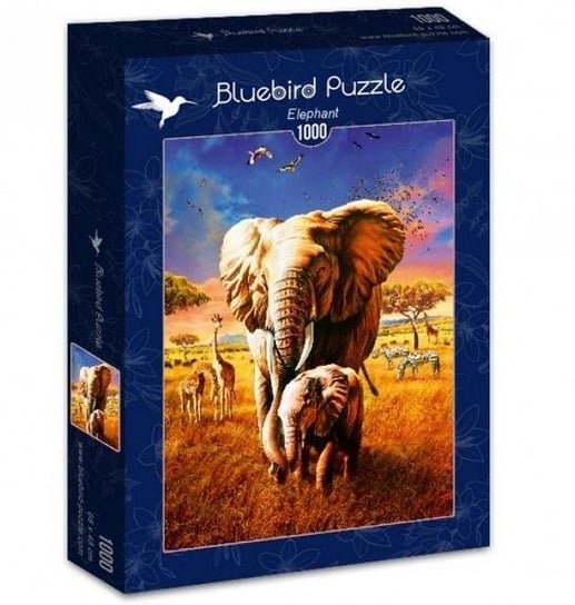 Bluebird, puzzle, Rodzina Słoni, 1000 el. Bluebird