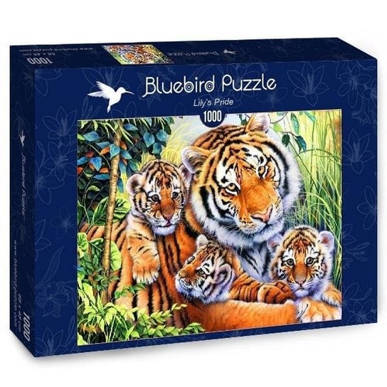 Bluebird, puzzle, Rodzina Tygrysów, 1000 el. Bluebird