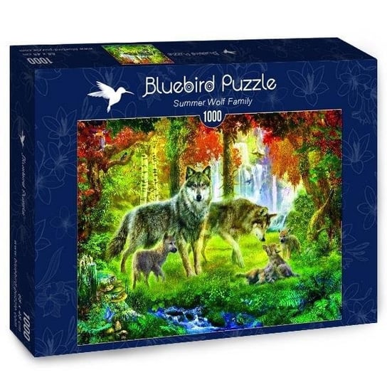 Bluebird, puzzle, Rodzina Wilków, 1000 el. Bluebird