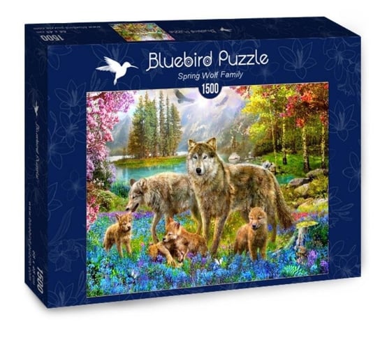 Bluebird, puzzle, Rodzina Wilków, 1500 el. Bluebird