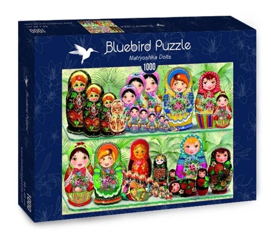 Bluebird, puzzle, Rosyjskie Laleczki-Matryjoszki, 1000 el. Bluebird