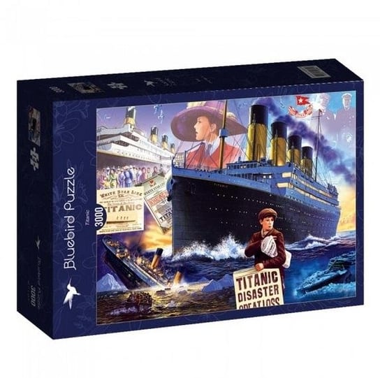 Bluebird, puzzle, Titanic, 3000 el. Bluebird