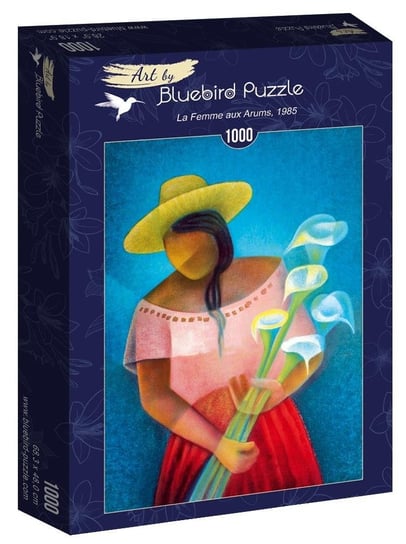 Bluebird, puzzle, Toffoli, Kobieta Sprzedająca Kwiaty, 1000 el. Bluebird