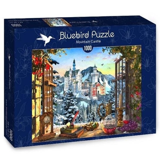 Bluebird, puzzle, Zamek W Górach, 1000 el. Bluebird