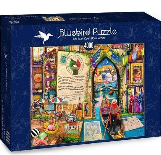 Bluebird, puzzle, Życie To Otwarta Księga-Wenecja, 4000 el. Bluebird