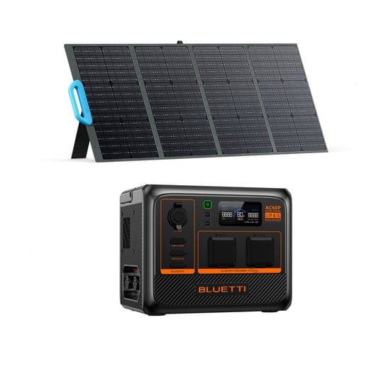 BLUETTI AC60P IP65 Generator słoneczny z panelem słonecznym PV120, ulepszony AC60P Bluetti