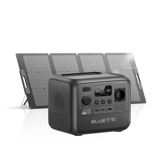BLUETTI Najnowszy model w 2024 roku Powerbank Słoneczny AC50B 448Wh ...