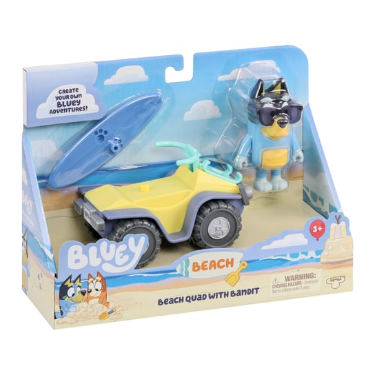 BLUEY MINI ZESTAW POJAZD PLAŻOWY Bluey