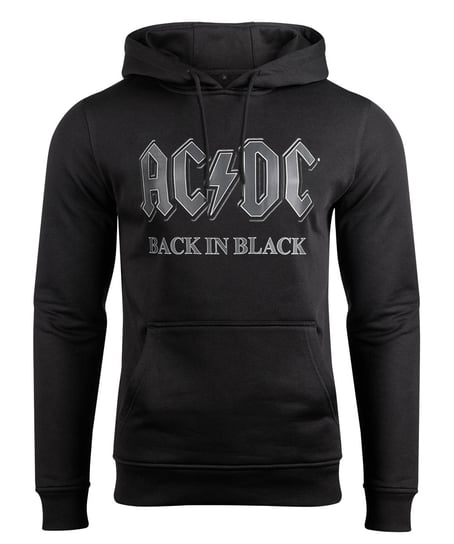 bluza AC/DC - BACK IN BLACK, kangurka z kapturem-XXL Urban Classics