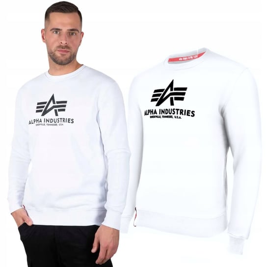 Bluza Alpha Industries Basic 178302 09 Biała L Inna marka
