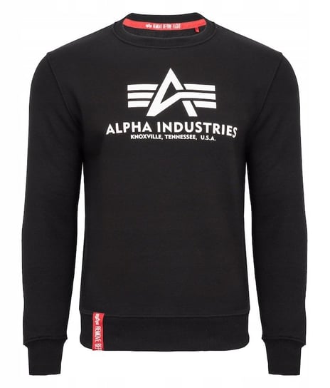 Bluza ALPHA INDUSTRIES BASIC czarna prosta 178302 03-M Inna marka