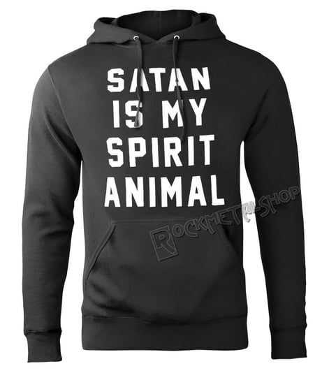 bluza BLACK CRAFT - SATAN IS MY SPIRIT ANIMAL, kangurka z kapturem-XL Pozostali producenci