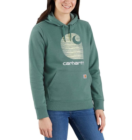 Bluza Carhartt Rain Defender® Midweight "C" Logo SLATE GREEN HEATHER Carhartt