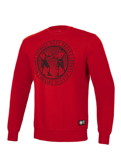 Bluza Crewneck VINTAGE BOXING Czerwona L Pitbull West Coast