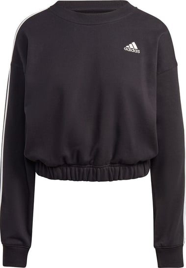 Bluza damska adidas Essentials 3-Stripes Crop czarna HR4926-L Adidas
