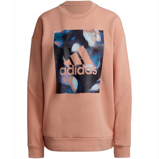 Bluza damska adidas Youforyou Sweatshirt morelowa HA2431 M Adidas