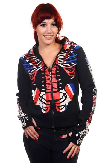 bluza damska BANNED - UNION JACK SKELETON-S Pozostali producenci