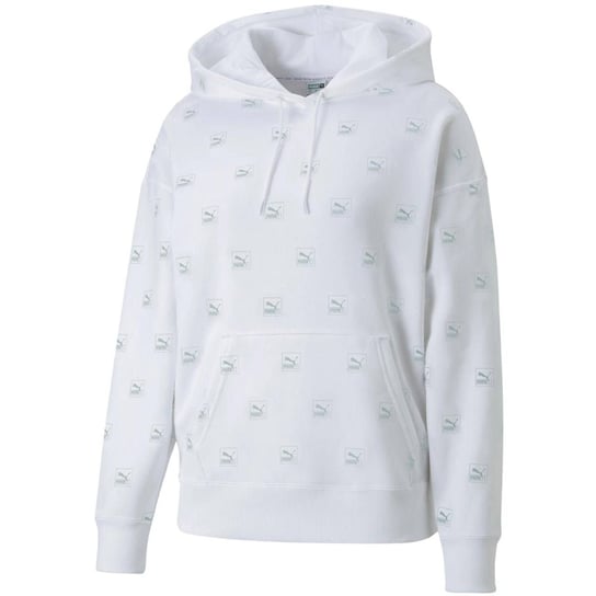 Bluza damska Puma Brand Love AOP Hoodie FL biała 535706 02-XL Inna marka