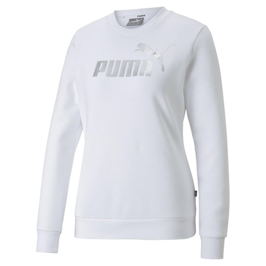 Bluza damska Puma ESS+ Metallic Logo biała 84995602-L Inna marka