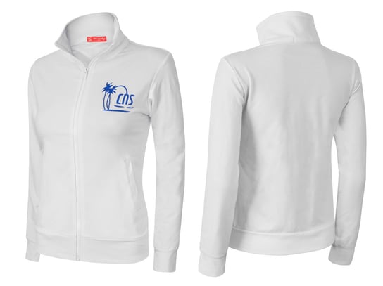Bluza Damska Sportowa Rozsuwana 16A Bluzy M biały Inna marka