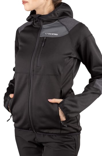 Bluza damska techniczna z kapturem Viking Yosemite Lady 0900 czarny - L Viking