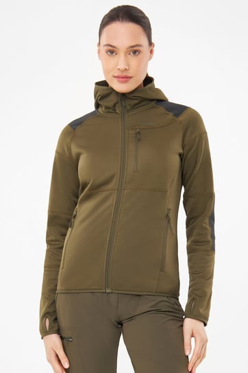 Bluza damska trekkingowa z kapturem Viking Yosemite Lady 7400 khaki - M Viking