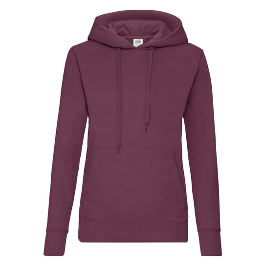 Bluza damska z kapturem Hooded Sweat Fruit of the Loom - Burgund M FRUIT OF THE LOOM