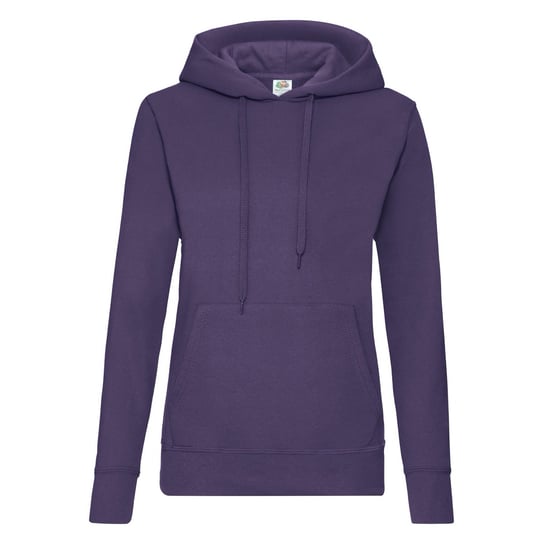 Bluza damska z kapturem Hooded Sweat Fruit of the Loom - Fioletowy S FRUIT OF THE LOOM