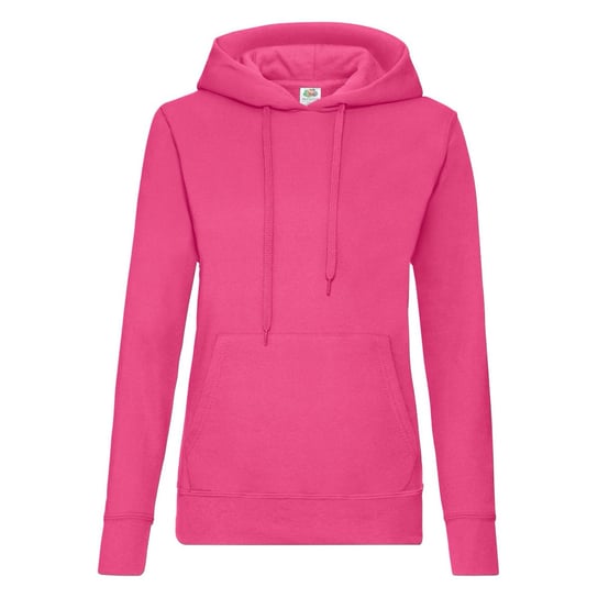 Bluza damska z kapturem Hooded Sweat Fruit of the Loom - Fuchsia S FRUIT OF THE LOOM