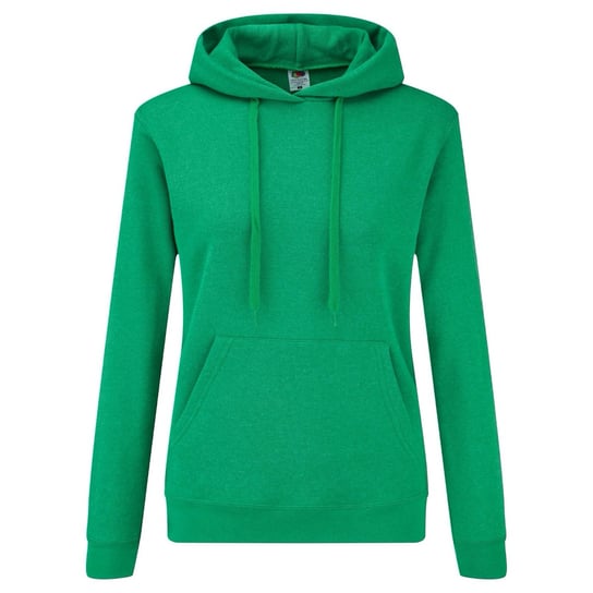 Bluza damska z kapturem Hooded Sweat Fruit of the Loom Retro Heather Green XS FRUIT OF THE LOOM