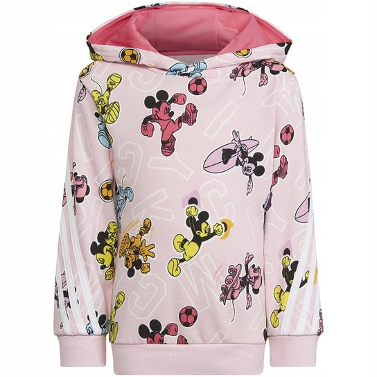 Bluza dla dzieci adidas Disney Mickey Mouse różowa HK6661 140cm Adidas