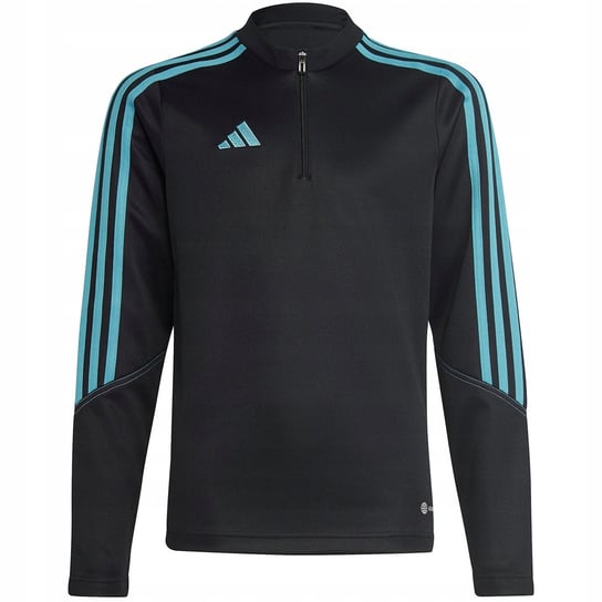 Bluza dla dzieci adidas Tiro 23 Club Training Top szaro-niebieska IC1582 16 Adidas