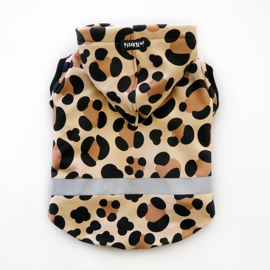 Bluza dla Psa z kapturem Leopard-XS Psiakrew