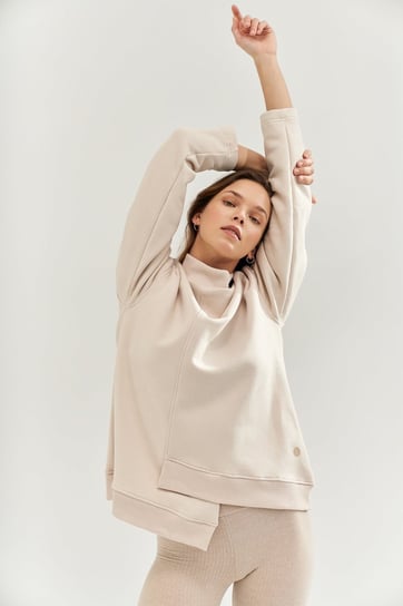 Bluza do jogi Comfy MILKY WAY Sweatshirt - sandy beach l/xl Moonholi