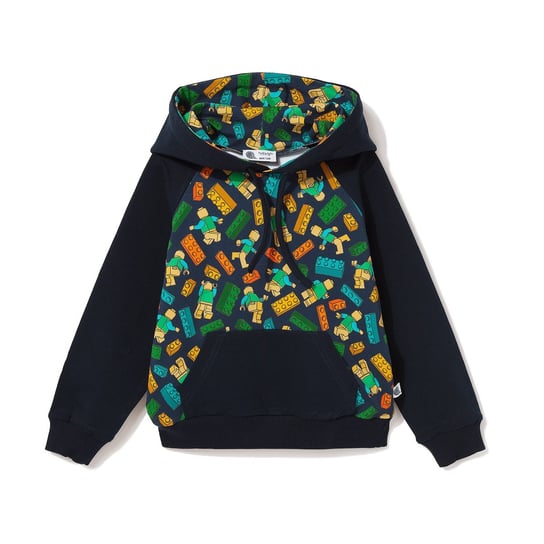 Bluza dresowa z kapturem Klocki  104/110 TuSzyte