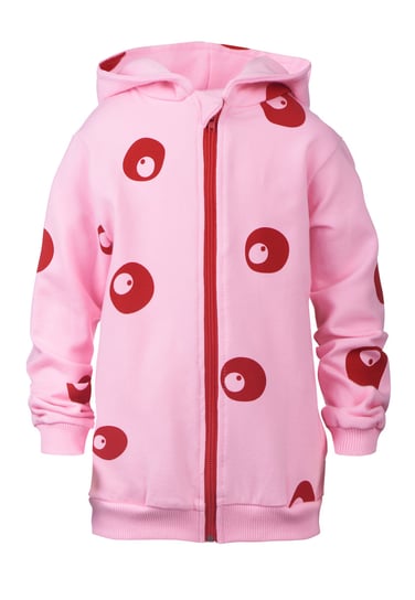 Bluza dziecięca EYES pink z kapturem 98/104 mamatu mamatu