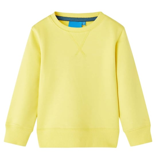 Bluza dziecięca, jasnożółta, 116 vidaXL