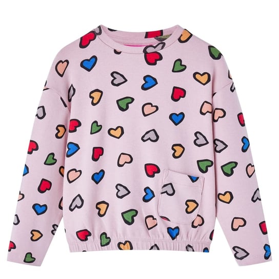 Bluza dziecięca, różowa, 116 vidaXL