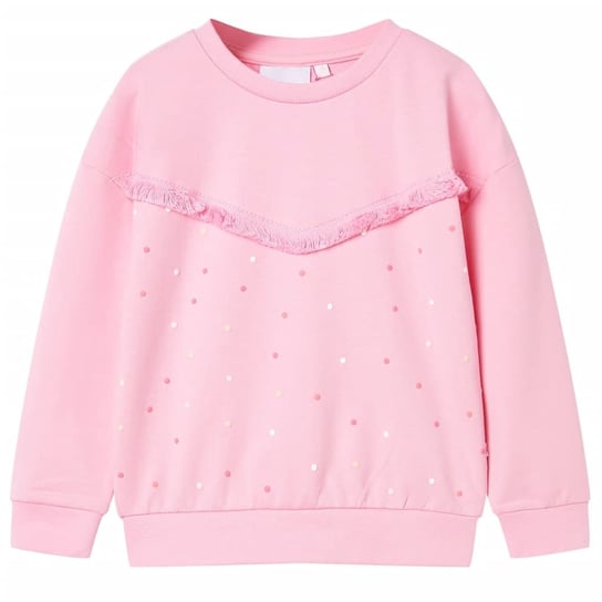 Bluza dziecięca, różowa, 116 vidaXL