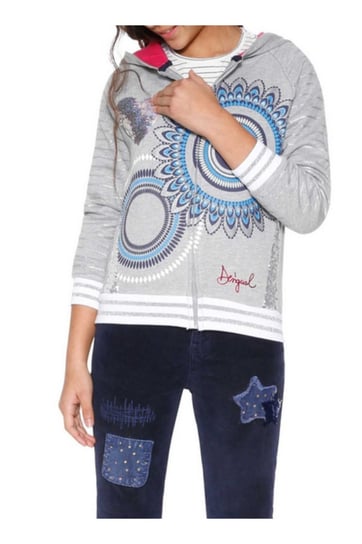 Bluza dziewczęca Desigual Becket z kapturem-140 Desigual