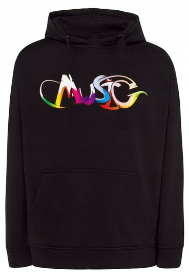 Bluza kolorowt nadruk napis Music Muzyka r.S Inna marka