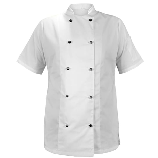 Bluza kucharska damska kitel biały krótki rękaw XS M&C