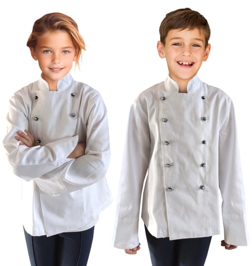 Bluza kucharska dziecięca biała premium roz. XS Inna marka