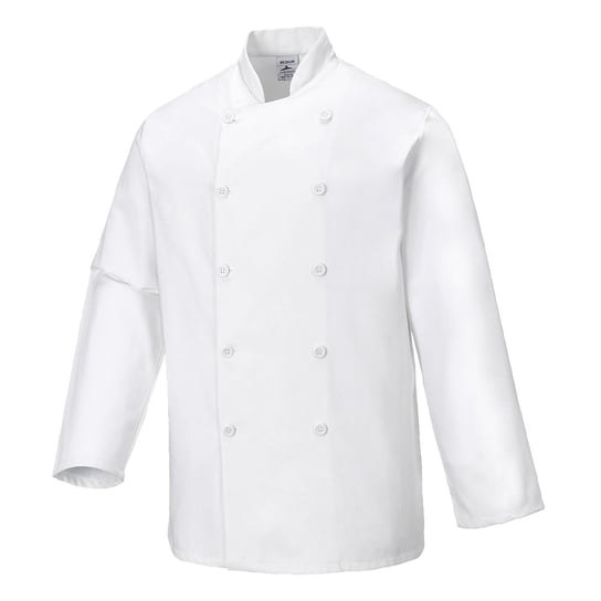 Bluza kucharska Sussex PORTWEST [C836] Biały L Portwest