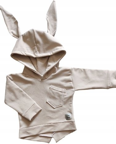 Bluza M Basic z kieszonką i uszami królika Inna marka