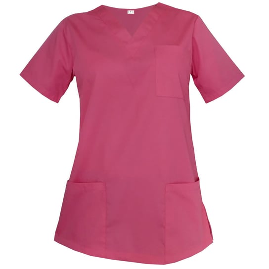 Bluza medyczna, chirurgiczna damska  kolor malinowy S M&C