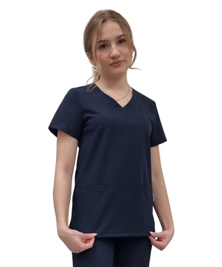 Bluza medyczna ciemny granat basic premium roz. S M&C